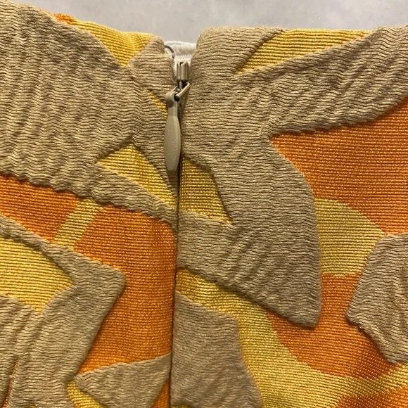 Prada Runway SS2009 Cloqué Astratto Dress Sabbia Arancio IT42 (US6) NWT - Picture 7 of 10